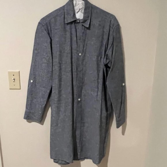 Emily Phillips Girlfriend Dress in Blue Chambray 5 - Picture 4 of 8